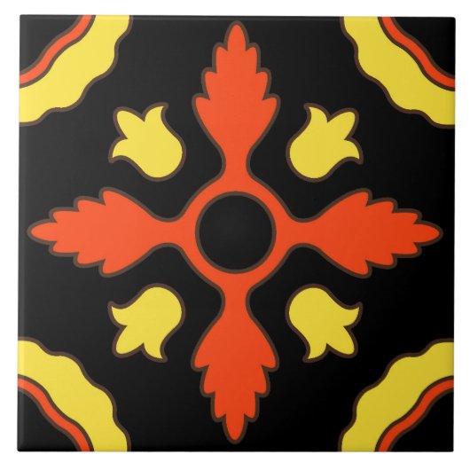 ontwerp voor keramische tapijten op het eiland Ca Tegeltje (Voorkant)