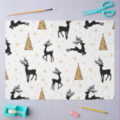 Ontwerp voor kerstdeerserie 5 tissuepapier (Craft)