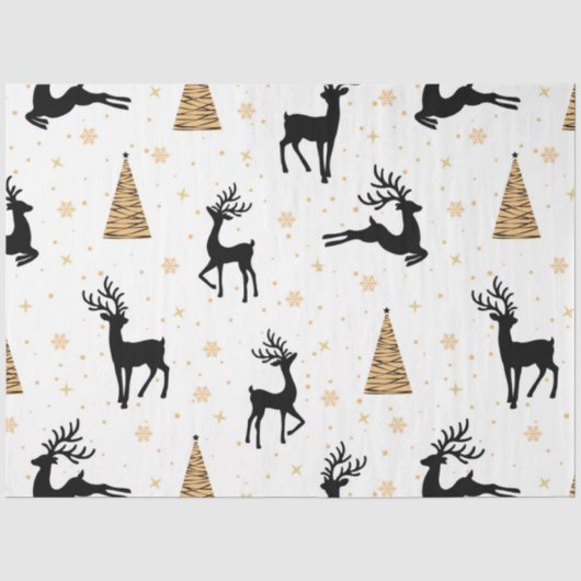 Ontwerp voor kerstdeerserie 5 tissuepapier (Voorkant)