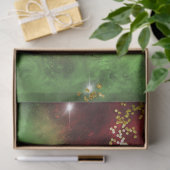 Ontwerp voor kerstgalaxy Glitter-reeks 5 Tissuepapier (Geschenk)