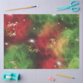 Ontwerp voor kerstgalaxy Glitter-reeks 5 Tissuepapier (Craft)