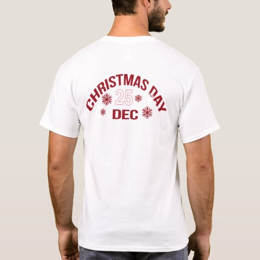 Ontwerp voor kerstT-shirt T-shirt (Achterkant)