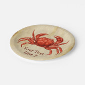  ontwerp voor krab papieren bordje (Gekanteld)