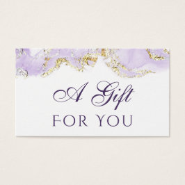 ontwerp voor lavender marbling Cadeausse Kaart