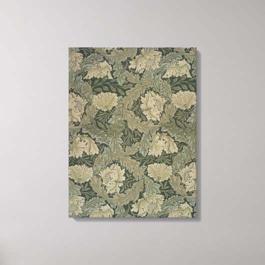 Ontwerp voor "Lea"-behangselpapier, 1885 Canvas Afdruk (Voorkant)