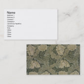 Ontwerp voor "Lea"-behangselpapier, 1885 Visitekaartje (Voorkant / Achterkant)