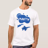 Ontwerp voor liefhebbers van Lockheed Martin T-shirt (Voorkant)