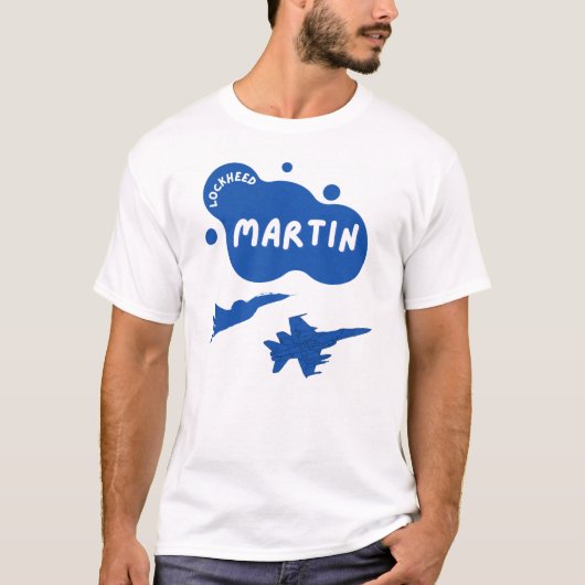 Ontwerp voor liefhebbers van Lockheed Martin T-shirt (Voorkant)