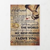 Ontwerp voor mijn man | Liefdesbrief aan hem | Drieluik Aankondiging (Cover)