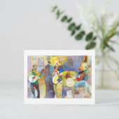 Ontwerp voor muziek van Delta Blues Briefkaart (Staand voorkant)