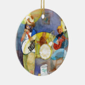 Ontwerp voor muziek van Delta Blues Keramisch Ornament (Rechts)