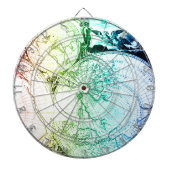  ontwerp voor oude regenboogkaarten voor thuiscasi dartbord (Voorkant)