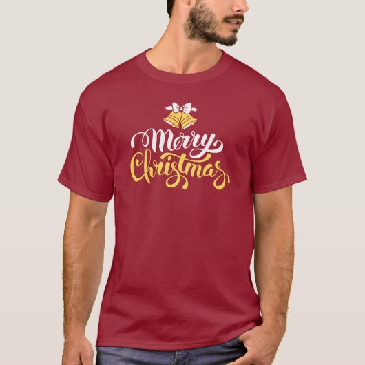  ontwerp voor prettige kerstballetjes t-shirt (Voorkant)