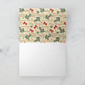 Ontwerp voor prettige kerstfeestdagen kaart (Binnen)