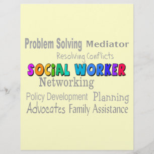 Ontwerp voor professionele taken voor werknemers flyer