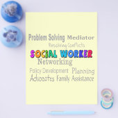 Ontwerp voor professionele taken voor werknemers flyer (Enkel)