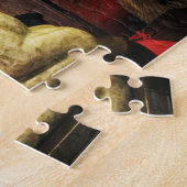 Ontwerp voor puzzle marble Chinese Horse (kleur) Legpuzzel (Zijkant)