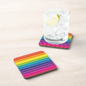 Ontwerp voor regenboogkleuren bier onderzetter (Rechterzijde)