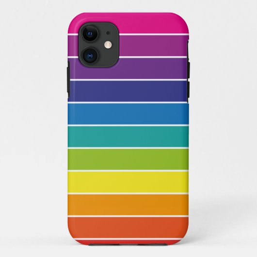 Ontwerp voor regenboogkleuren Case-Mate iPhone case (Achterkant)
