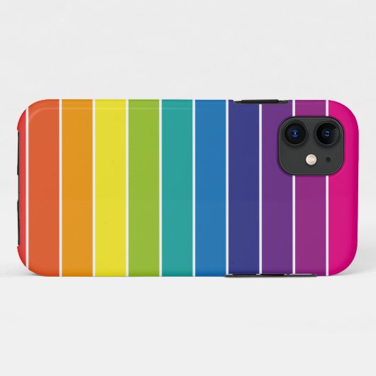 Ontwerp voor regenboogkleuren Case-Mate iPhone case (Achterkant (horizontaal))