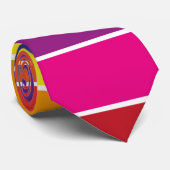 Ontwerp voor regenboogkleuren stropdas (Opgerold)