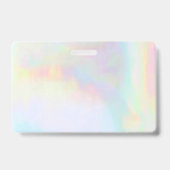ontwerp voor regenboogpastelkleuren badge (Achterkant)