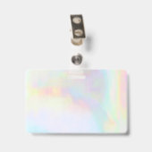 ontwerp voor regenboogpastelkleuren badge (Achterkant met clip)