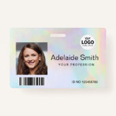 ontwerp voor regenboogpastelkleuren badge (Voorkant)