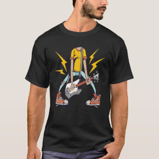 Ontwerp voor rekenloze gitarist voor gitaar, tas, t-shirt