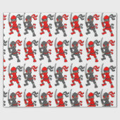 ontwerp voor rode en zwarte tinnen cadeaupapier (Vlak)