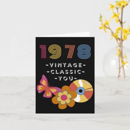  ontwerp voor 's nachts van 1978 kaart (Gele Bloem)