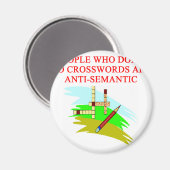 ontwerp voor scabble en crossword game player magneet (Voorkant / Achterkant)