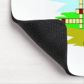 ontwerp voor scabble en crossword game player muismat (Hoek)