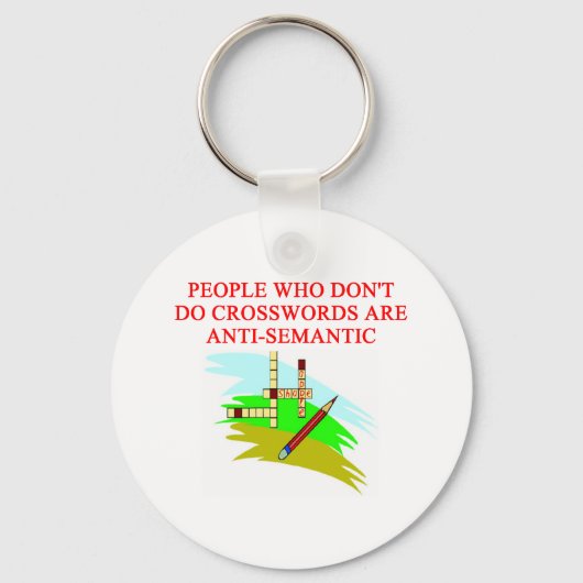 ontwerp voor scabble en crossword game player sleutelhanger (Voorkant)