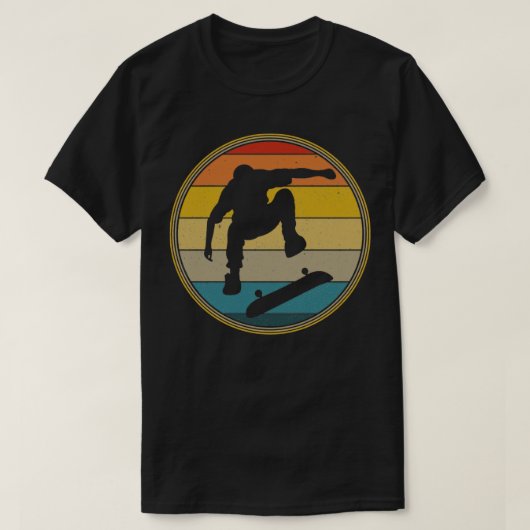 Ontwerp voor skateboarden op lange termijn voor R T-shirt (Design voorkant)
