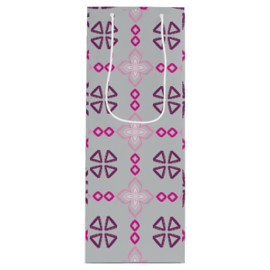 ontwerp voor stof, behang, inpakpapier, wijn cadeautas (Voorkant)