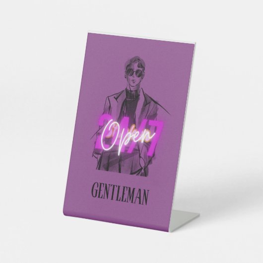 Ontwerp voor T-shirt Reclamebord Met Voetstuk (Voorkant)