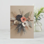 Ontwerp voor uitnodigingen voor aangepaste gebeurt (Staand voorkant)