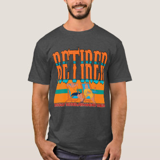 Ontwerp voor vakantie na pensionering t-shirt