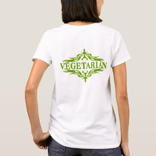 ontwerp voor vegetariër t-shirt