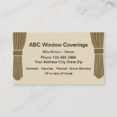 Ontwerp voor vensterranden visitekaartje (Voorkant)