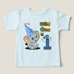 Ontwerp voor verjaardag van wilde babyolifant