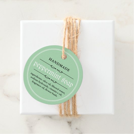 Ontwerp voor verpakking met zeeplabel bedankjes labels (In situ)