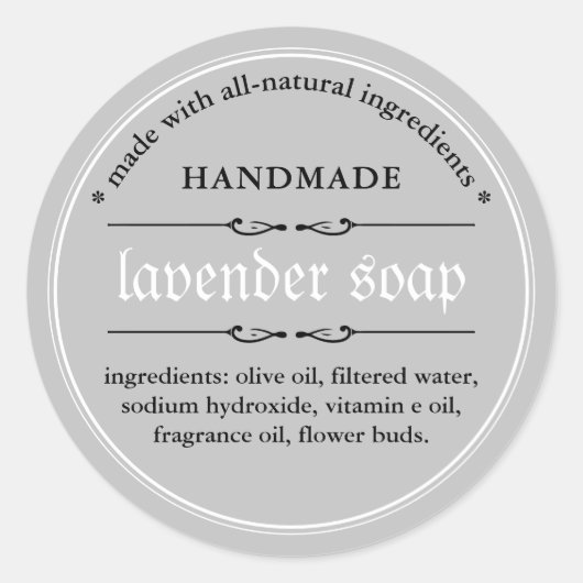 Ontwerp voor verpakking met zeeplabel ronde sticker (Voorkant)