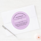 Ontwerp voor verpakking met zeeplabel ronde sticker (Envelop)