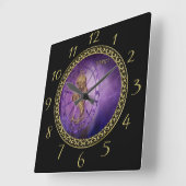ontwerp voor virgo Zodiac Astrology Horoscope Vierkante Klok (Hoek)