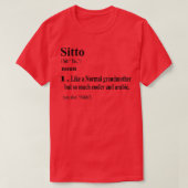 Ontwerp voor vrouwen Sitto Definition Arab Grandmo T-shirt (Design voorkant)