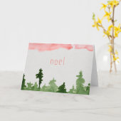 Ontwerp voor waterverf van noel voor kerstmis kaart (Gele Bloem)