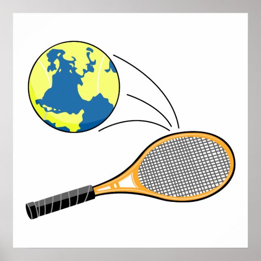 ontwerp voor wereldtennissport poster (Voorkant)