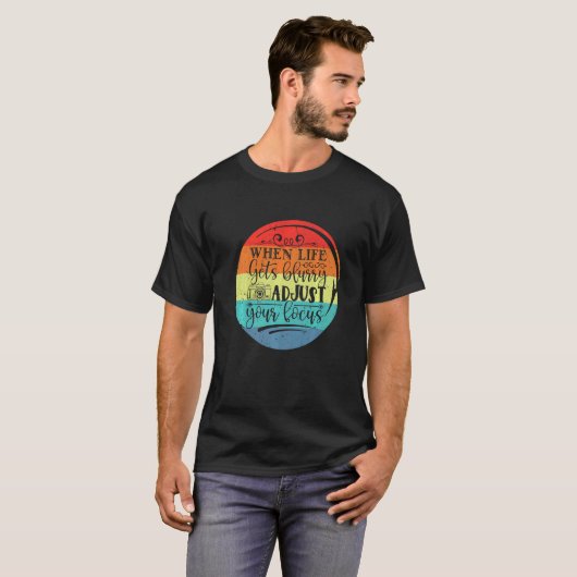 Ontwerp voor World Photo's Day Camera Photography T-shirt (Voorkant volledig)
